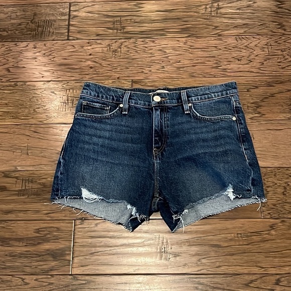 Hudson Jeans Gemma Peo High Rise Shorts Size 29 - Picture 1 of 16